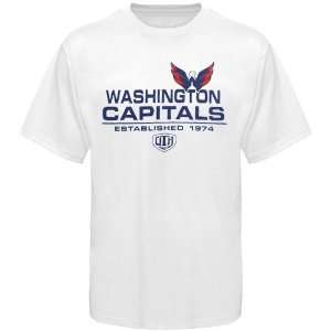   Time Hockey Washington Capitals White Zeno T shirt