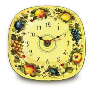    Handmade Toscana Bees Wall Clock From Italy