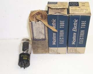 Western Electric 205F amplifier tubes 42A 46A amp 1949 lot 11  