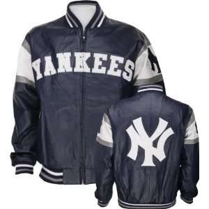  New York Yankees Elite Leather Varsity Jacket