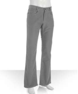 Martin Margiela grey brushed cotton straight leg five pocket pants 