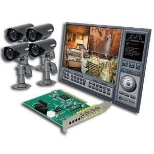  Lorex 4 Port PCI Card DVR w/4 Cameras