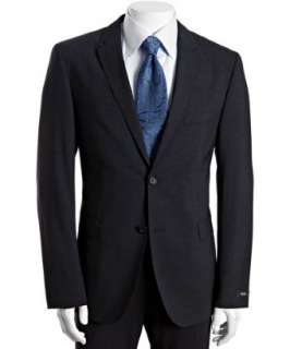 Hugo Boss charcoal stretch wool 2 button Eagle 3 / Shade 1 suit with 