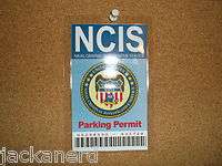 NCIS ID Badge   Parking Permit   Prop   Naval Criminal Investigative 