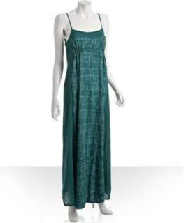 Splendid peacock cotton Batik printed long dress  BLUEFLY up to 70% 