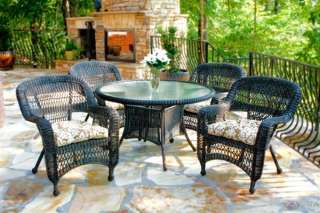 Tortuga Outdoor Patio Furniture Wicker Dining 5 Pc. Set  