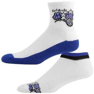  Orlando Magic White Royal Blue Two Pack Socks Sports 