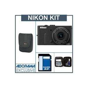 : Nikon Coolpix P310 Digital Camera Kit   Black   with 8GB SD Memory 