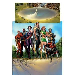   Wolverine, Bishop, Sage and X Men by Alan Davis, 48x72