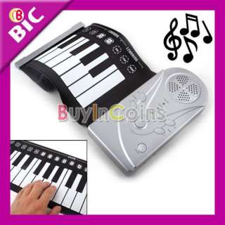 Flexible Roll Up Electronic Soft Keyboard Piano 49 Keys  