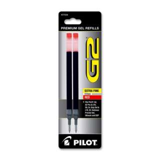 G2 Gel Ink Pen Refill, Extra Fine Point, Red Ink