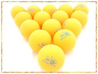 DOUBLE FISH Table Tennis Ping Pong Balls Color Orange Size  40mm