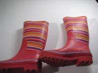 OLD NAVY Hot Pink Rubber Boots Womens sz 7  