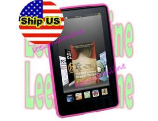  PINK SILICONE CASE POUCH COVER SKIN FOR  Kindle Fire 7 Tablet 