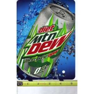   Mountain Dew Can Soda Vending Machine Flavor Strip, Label Card, Not a