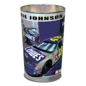  Johnson # 48 NASCAR Driver 15 Inches Metal Trash Can/Waste Basket 