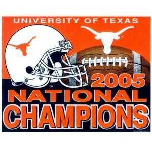  Texas Longhorns 2005 National Champions Ultra Decal 