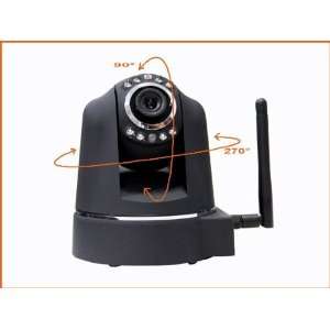   night vision ip camera pan/tilt home shop surveillance