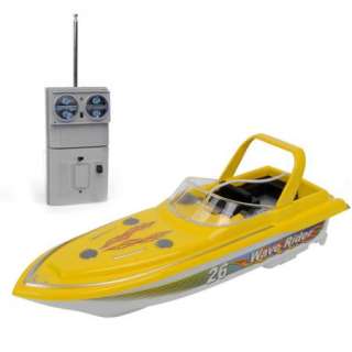 New Yellow 1:64 Radio Control RC Mini Speed Boat Toy  
