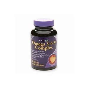 Natrol Omega 3 6 9 Complex With Distilled Fish Oil For Purity   90 