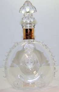   XIII EMPTY 750ML BACCARAT CRYSTAL BOTTLE REMY MARTIN CHAMPAGNE COGNAC