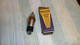VINTAGE PHILCO VACUUM RADIO TUBE 6B8G UNUSED TUBE 1950S W/ BOX  