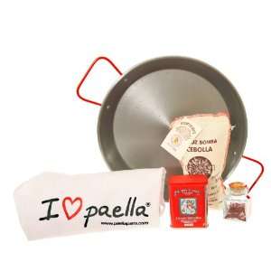 Carbon Steel Paella Pan Set for Two 