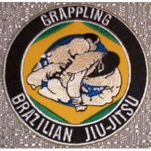   Jiu Jitsu Grappling Martial Arts Embroidered PATCH 