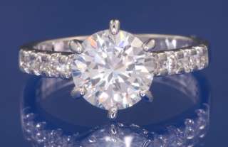 Brand new, stunning Russian Diamond engagement ring set with 2.25 