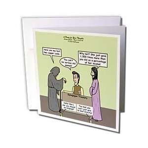 Gospel Cartoons   Mark 12 38 44 A Penny for Your Thoughts   The Value 