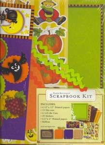 HALLOWEEN SCRAPBOOK KIT by Paper Boutique ~ 60 pc set ~ MSRP $11.99 
