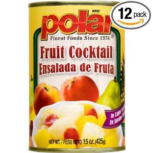 MW Polar Foods Fruit Cocktail, 15 Ounce Cans (Pack of 12)  