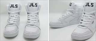 Mens White Shiny High Top Sneakers Shoes US size 6~10  