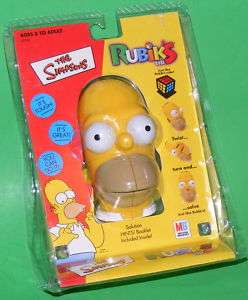 Homer Simpsons Rubiks Cube Puzzle SEALED MIP  