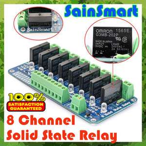   Channel 5V Solid State Relay Module Board.OMRON SSR AVR DSP Arduino