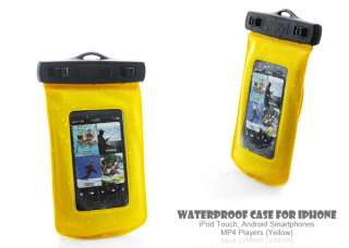   Case for iPhone 4 iPod Touch, Android Smartphones, MP4 Players Yellow