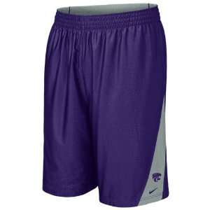   Wildcats Purple Gray Reversible Basketball Shorts