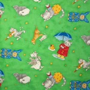   Rhymes with Dog, Cat, Sheep, Duck, Rabbit, Etc Fabric By the Yard