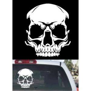  Rounded Skull Rear Window Decal 