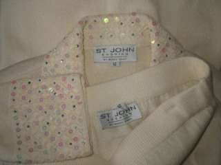   John EVENING knit jacket blazer long skirt suit size 10 12 14  