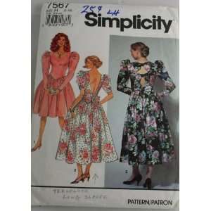  Simplicity Misses Dress in Two Lengths Arts, Crafts 