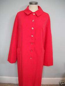 Vintage Betty Rose All Weather Trench Jacket Coat M L  