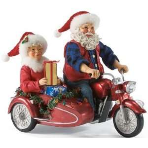   Possible Dreams *Santas Sidekick* Santa and Mrs. Claus in Red Sidecar