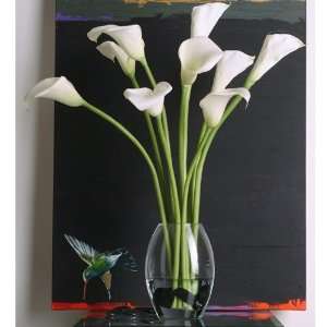  DDI 15333 Waterlook Silk Cream White Calla Lilies in 