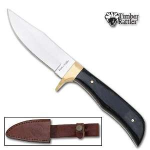   Pakawood Handle Skinning Knife w/ Leather Sheath