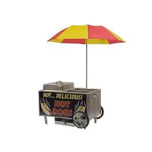  Gold Medal 8081 Table Top Hot Dog Steamer Cart   Sterno 