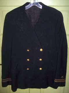 WWII US NAVY USN NAVY DRESS JACKET UNIFORM Size 40  
