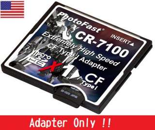 MicroSD Micro SD SDHC to CF I CompactFlash Card Adapter  