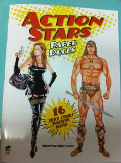 Paper Doll Dolls Book Action Stars Bruce Patrick Jones NEW  