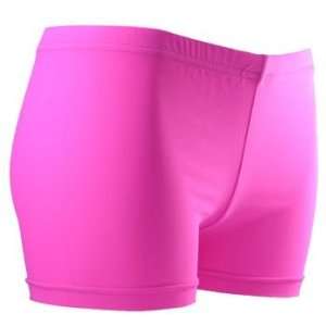 GemGear® Neon Pink Volleyball Spandex Shorts:  Sports 